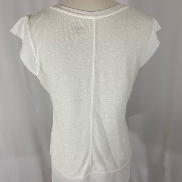 Merona White Cap Sleeve Top - Picture 4 of 7